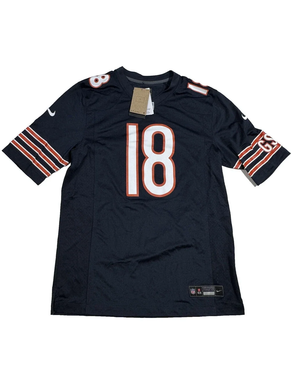 Nike Caleb Williams #18 Chicago Bears Football Jersey Mens M NWT